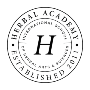Herbal Academy crest white-01 600 PX