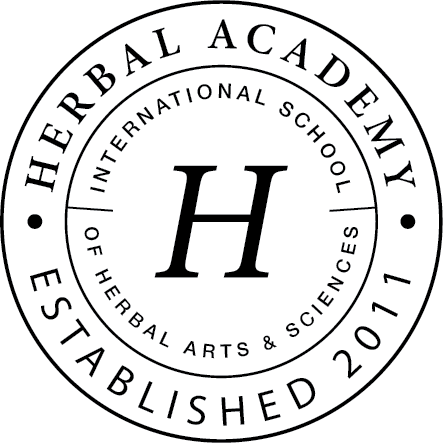 Herbal Academy crest 1.5 White